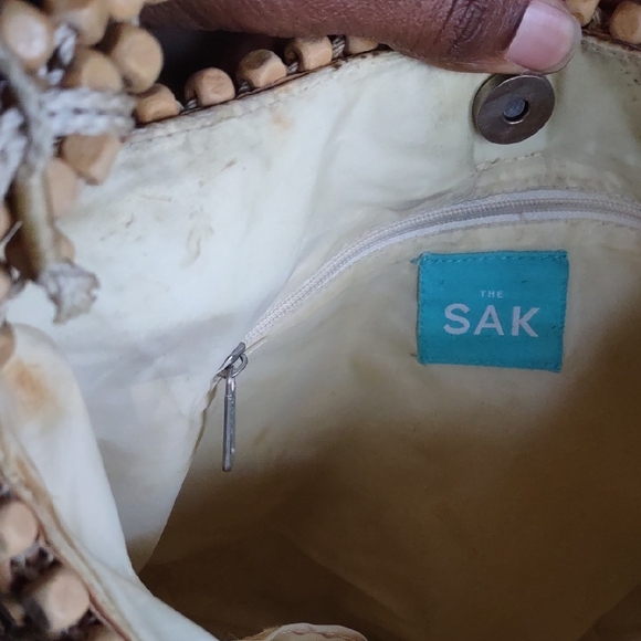 The Sak Montara Wood Beaded Hobo Bag. - Picture 9 of 13